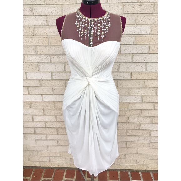 db|studio Dresses & Skirts - db|studio White Cream Cocktail Dress Jewel Wedding